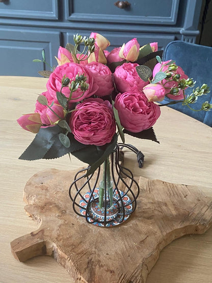 Seidenpfingstrose mit Vase