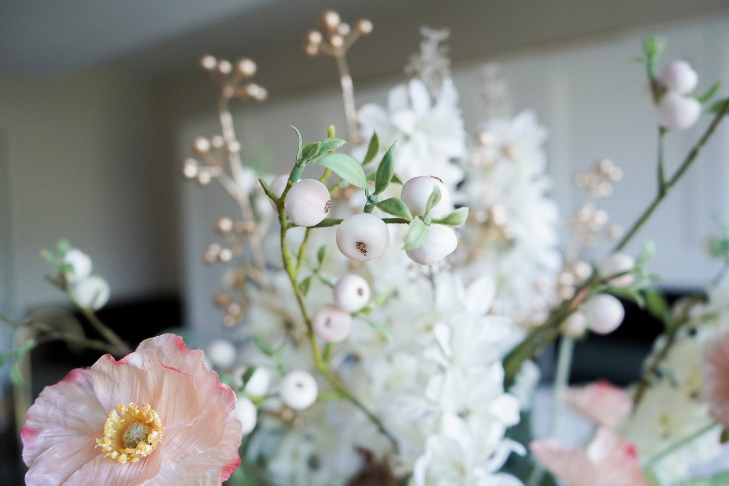 Seidenes Blumenbouquet Silky Blush