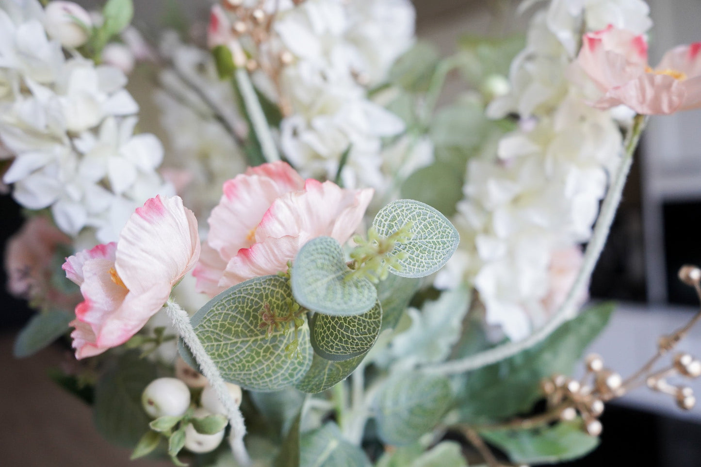 Seidenes Blumenbouquet Silky Blush