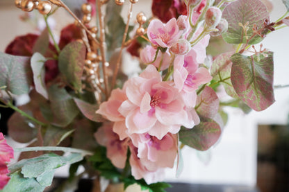 Seidenes Blumenbouquet Silky Rosé