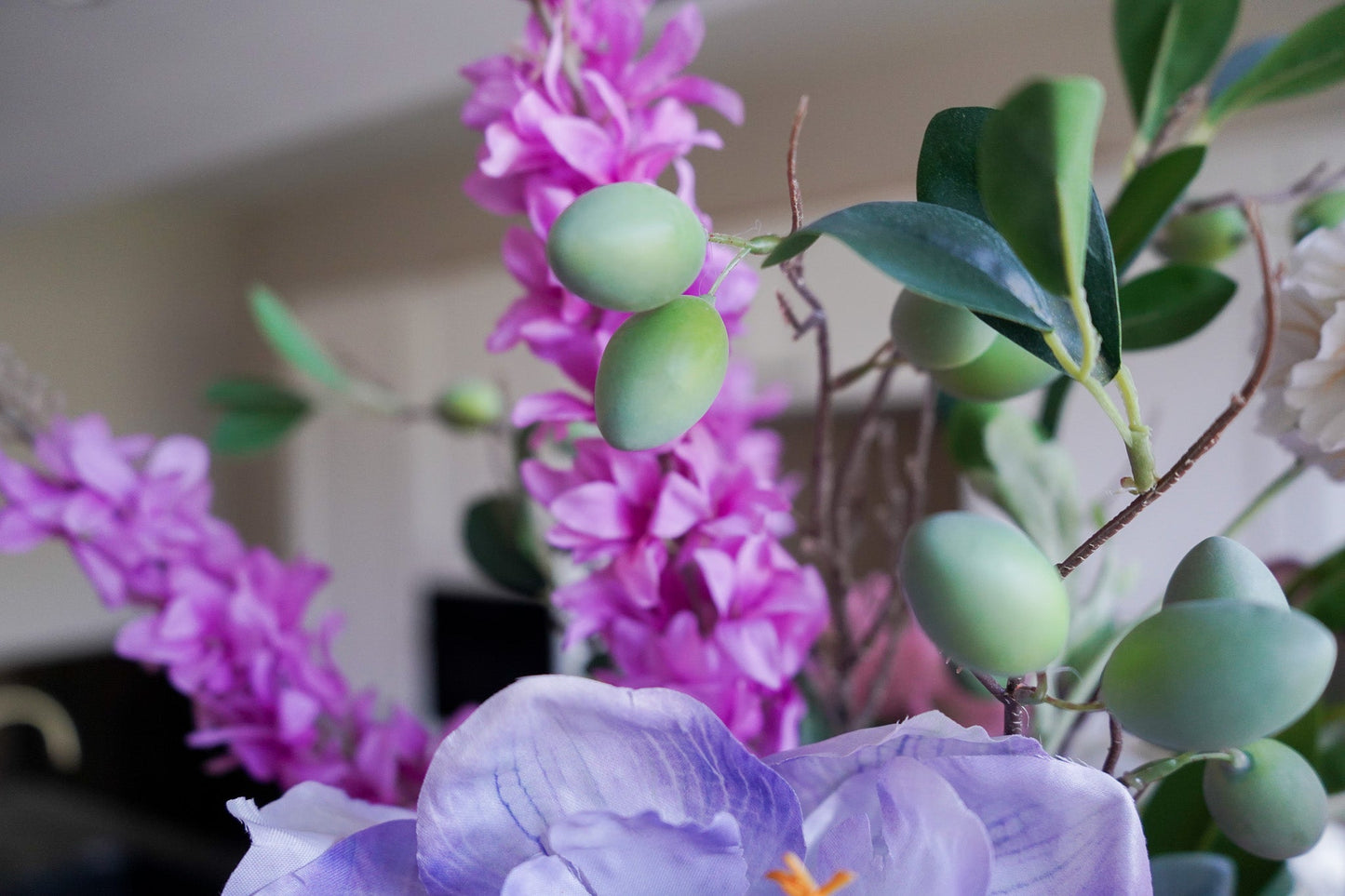 Seidenes Blumenbouquet Silky Purple Bomb